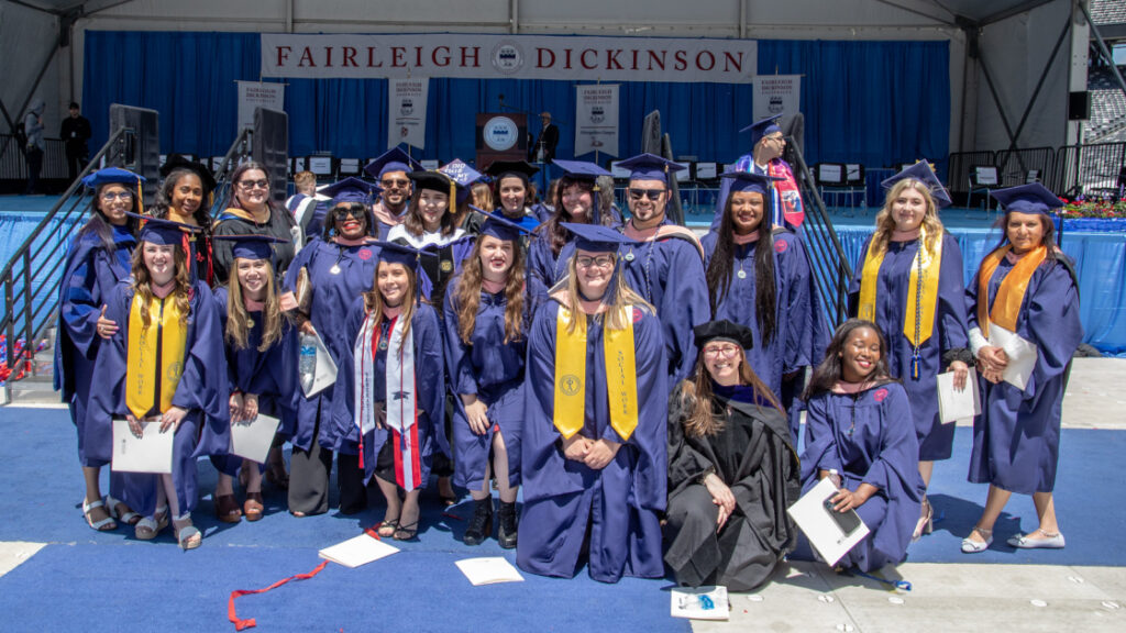 Farleigh Dickinson University's first MSW graduating class 2023